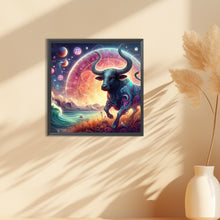 Load image into Gallery viewer, Twelve Zodiac Signs-Taurus 30*30CM(Canvas) Full Round Drill Diamond Painting
