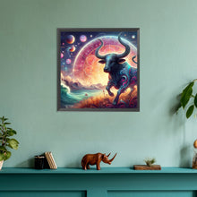 Load image into Gallery viewer, Twelve Zodiac Signs-Taurus 30*30CM(Canvas) Full Round Drill Diamond Painting
