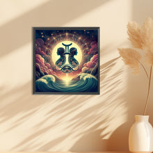 Load image into Gallery viewer, Twelve Zodiac Signs-Gemini 30*30CM(Canvas) Full Round Drill Diamond Painting
