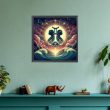 Load image into Gallery viewer, Twelve Zodiac Signs-Gemini 30*30CM(Canvas) Full Round Drill Diamond Painting
