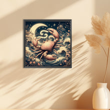 Load image into Gallery viewer, Twelve Zodiac Signs-Cancer 30*30CM(Canvas) Full Round Drill Diamond Painting
