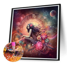 Load image into Gallery viewer, Twelve Zodiac Signs-Virgo 30*30CM(Canvas) Full Round Drill Diamond Painting
