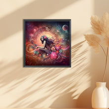 Load image into Gallery viewer, Twelve Zodiac Signs-Virgo 30*30CM(Canvas) Full Round Drill Diamond Painting
