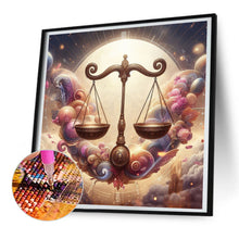 Load image into Gallery viewer, Twelve Zodiac Signs-Libra 30*30CM(Canvas) Full Round Drill Diamond Painting
