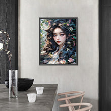 Load image into Gallery viewer, Flower And Girl 40*50CM(Picture) Full AB Round Drill Diamond Painting
