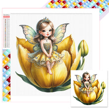 Load image into Gallery viewer, Flower Fairy 30*30CM(Picture) Full Square Drill Diamond Painting
