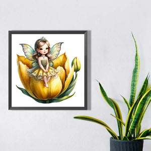Flower Fairy 30*30CM(Picture) Full Square Drill Diamond Painting