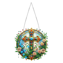 Load image into Gallery viewer, Sun Catcher 5D Animal Cross Diamond Painting Dots Pendant Art for Wall Decor

