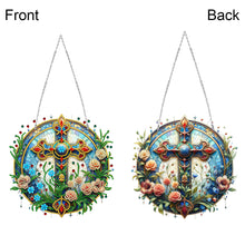 Load image into Gallery viewer, Sun Catcher 5D Animal Cross Diamond Painting Dots Pendant Art for Wall Decor
