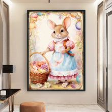 Load image into Gallery viewer, Retro Poster-Easter Egg Mouse - 40*60CM 11CT Stamped Cross Stitch
