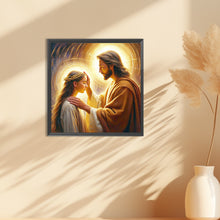 Load image into Gallery viewer, Jesus Loves You 30*30CM(Canvas) Full Round Drill Diamond Painting
