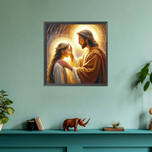 Load image into Gallery viewer, Jesus Loves You 30*30CM(Canvas) Full Round Drill Diamond Painting
