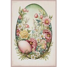 Load image into Gallery viewer, Retro Poster-Flowers And Easter Eggs - 40*60CM 11CT Stamped Cross Stitch
