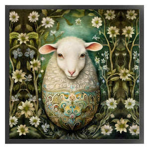 Easter Sheep - 45*45CM 11CT Stamped Cross Stitch