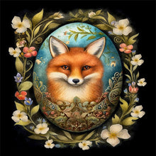 Load image into Gallery viewer, Easter Fox - 45*45CM 11CT Stamped Cross Stitch
