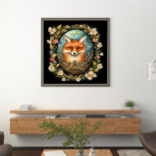 Load image into Gallery viewer, Easter Fox - 45*45CM 11CT Stamped Cross Stitch
