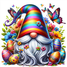 Load image into Gallery viewer, Colorful Gnomes And Easter Eggs 30*30CM(Canvas) Full Round Drill Diamond Painting
