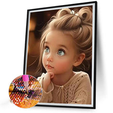 Load image into Gallery viewer, Little Girl 30*40CM(Picture) Full Square Drill Diamond Painting
