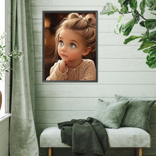 Load image into Gallery viewer, Little Girl 30*40CM(Picture) Full Square Drill Diamond Painting
