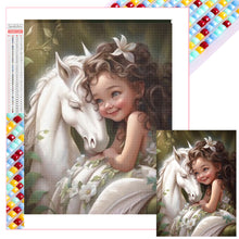 Load image into Gallery viewer, Little Girl 30*40CM(Picture) Full Square Drill Diamond Painting
