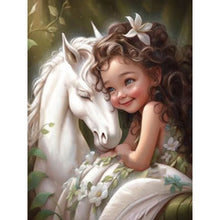 Load image into Gallery viewer, Little Girl 30*40CM(Picture) Full Square Drill Diamond Painting
