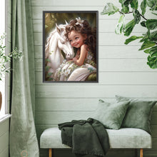 Load image into Gallery viewer, Little Girl 30*40CM(Picture) Full Square Drill Diamond Painting
