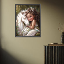 Load image into Gallery viewer, Little Girl 30*40CM(Picture) Full Square Drill Diamond Painting
