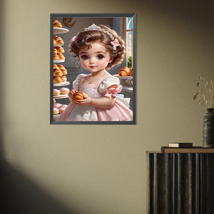 Little Girl 30*40CM(Picture) Full Square Drill Diamond Painting