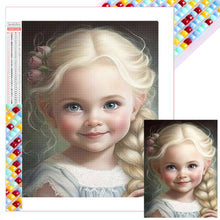 Load image into Gallery viewer, Little Girl 30*40CM(Picture) Full Square Drill Diamond Painting
