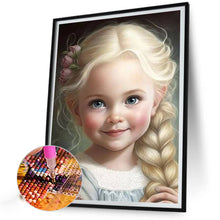 Load image into Gallery viewer, Little Girl 30*40CM(Picture) Full Square Drill Diamond Painting
