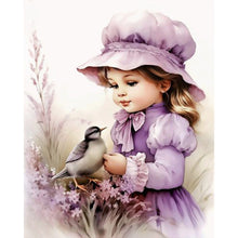 Load image into Gallery viewer, Little Girl 40*50CM(Picture) Full Square Drill Diamond Painting
