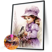 Load image into Gallery viewer, Little Girl 40*50CM(Picture) Full Square Drill Diamond Painting
