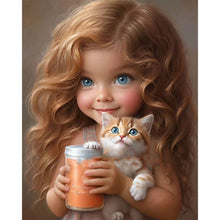 Load image into Gallery viewer, Little Girl 40*50CM(Picture) Full Square Drill Diamond Painting
