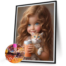 Load image into Gallery viewer, Little Girl 40*50CM(Picture) Full Square Drill Diamond Painting
