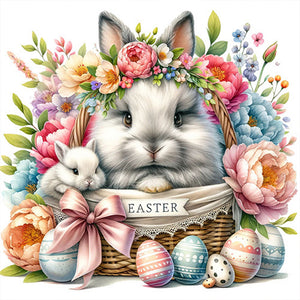 Easter Bunny 40*40CM(Picture) Full Square Drill Diamond Painting