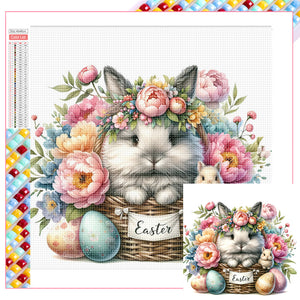 Easter Bunny 40*40CM(Picture) Full Square Drill Diamond Painting