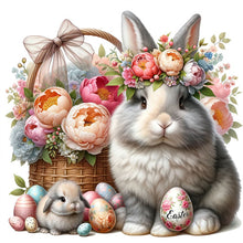 Load image into Gallery viewer, Easter Bunny 40*40CM(Picture) Full Square Drill Diamond Painting
