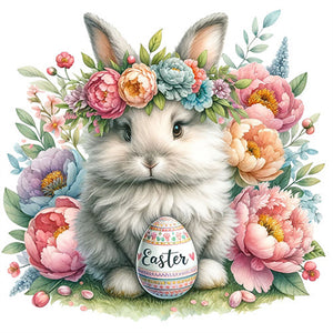 Easter Bunny 40*40CM(Picture) Full Square Drill Diamond Painting