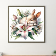 Load image into Gallery viewer, Budding Rabbit 30*30CM(Canvas) Full Round Drill Diamond Painting
