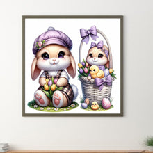 Load image into Gallery viewer, Cartoon Bunny 30*30CM(Canvas) Full Round Drill Diamond Painting
