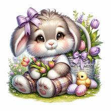 Load image into Gallery viewer, Cartoon Bunny 30*30CM(Canvas) Full Round Drill Diamond Painting
