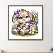 Load image into Gallery viewer, Cartoon Bunny 30*30CM(Canvas) Full Round Drill Diamond Painting
