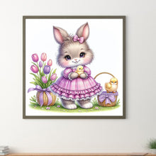 Load image into Gallery viewer, Cartoon Bunny 30*30CM(Canvas) Full Round Drill Diamond Painting
