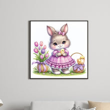 Load image into Gallery viewer, Cartoon Bunny 30*30CM(Canvas) Full Round Drill Diamond Painting
