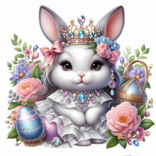 Load image into Gallery viewer, Jewelry Bunny 30*30CM(Canvas) Full Round Drill Diamond Painting
