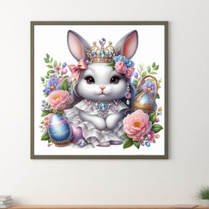 Jewelry Bunny 30*30CM(Canvas) Full Round Drill Diamond Painting