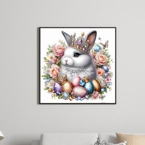 Jewelry Bunny 30*30CM(Canvas) Full Round Drill Diamond Painting