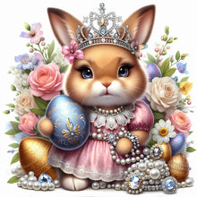 Load image into Gallery viewer, Jewelry Bunny 30*30CM(Canvas) Full Round Drill Diamond Painting
