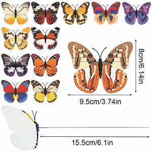 Diamond Painting Butterfly Garden Stake Patio Yard Decor DIY Crafts Kits for Kid