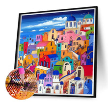 Load image into Gallery viewer, Color House 40*40CM(Canvas) Full Round Drill Diamond Painting
